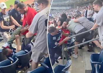 New Footage Shows Fan Stomped During Yankee Stadium Brawl New Footage Shows Fan Stomped During Yankee Stadium Brawl