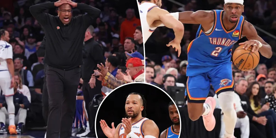 Knicks criticize refs for calls in favor of Shai Gilgeous-Alexander Knicks criticize refs for calls in favor of Shai Gilgeous-Alexander