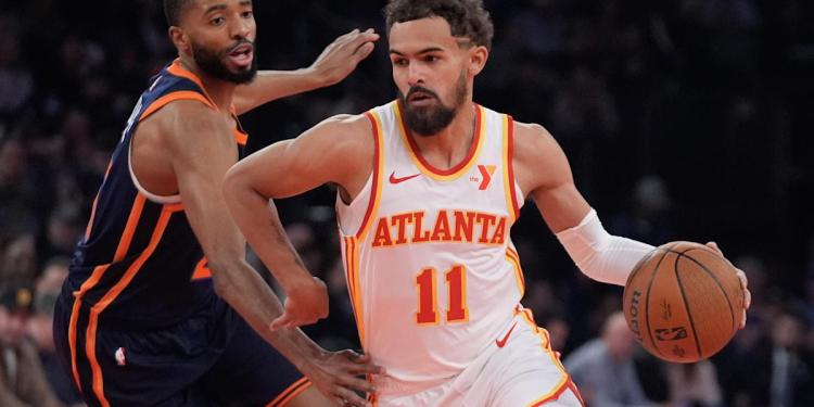 NBA Cup: Trae Young trolls Knicks with logo dice roll as Hawks storm for comeback win into semifinals NBA Cup: Trae Young trolls Knicks with logo dice roll as Hawks storm for comeback win into semifinals
