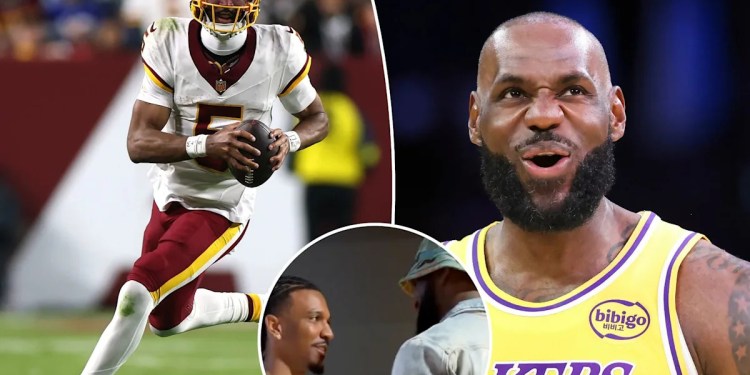 LeBron James Meets Jayden Daniels
Fans Speculate Possible Move to Wizards LeBron James Meets Jayden Daniels
Fans Speculate Possible Move to Wizards