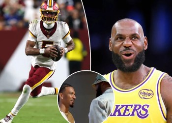 LeBron James Meets Jayden Daniels
Fans Speculate Possible Move to Wizards LeBron James Meets Jayden Daniels
Fans Speculate Possible Move to Wizards