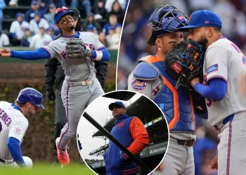 Mets lose 11th consecutive game to Cubs in extra innings Mets lose 11th consecutive game to Cubs in extra innings