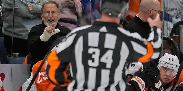 NHL suspends Flyers coach John Tortorella 2 games after he refused to leave bench post-ejection NHL suspends Flyers coach John Tortorella 2 games after he refused to leave bench post-ejection