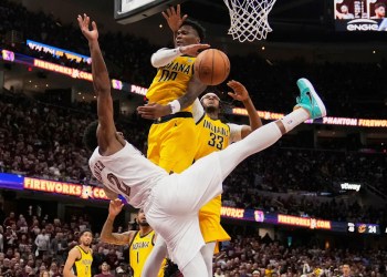 Evan Mobley, De'Andre Hunter in doubt for Cavs-Pacers Game 2 after falls on plays Kenny Atkinson called 'excessive': 'That's on the referees' Evan Mobley, De'Andre Hunter in doubt for Cavs-Pacers Game 2 after falls on plays Kenny Atkinson called 'excessive': 'That's on the referees'