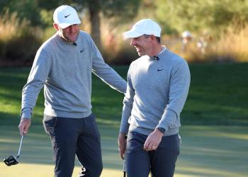 The Showdown: Rory McIlroy and Scottie Scheffler dominate LIV pair of Brooks Koepka and Bryson DeChambeau The Showdown: Rory McIlroy and Scottie Scheffler dominate LIV pair of Brooks Koepka and Bryson DeChambeau