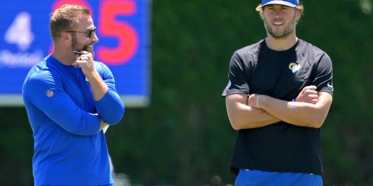 Matthew Stafford to miss second week of Rams practice with back soreness, Sean McVay says no setback has occurred Matthew Stafford to miss second week of Rams practice with back soreness, Sean McVay says no setback has occurred