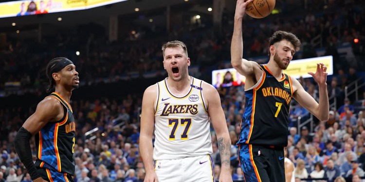 Lakers dominate Thunder with 126-99 win behind Luka Dončić’s big first half Lakers dominate Thunder with 126-99 win behind Luka Dončić’s big first half