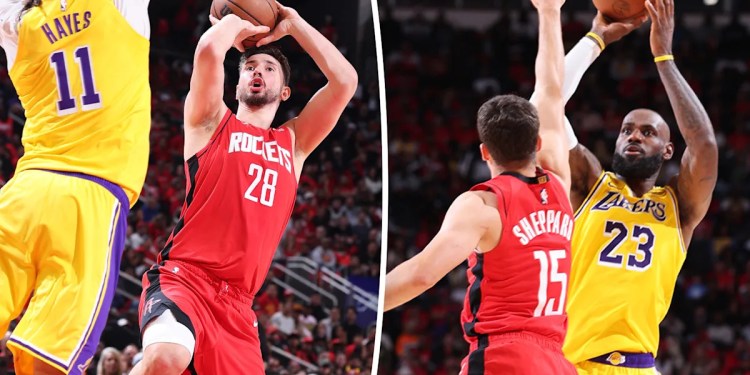 Lakers defeat Rockets in Game 6, advance in playoffs Lakers defeat Rockets in Game 6, advance in playoffs