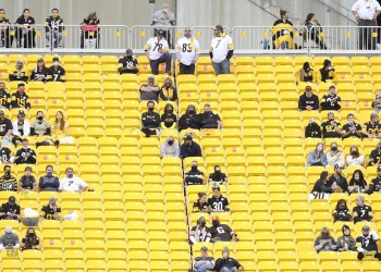 Black Seats Installed in Upper Deck at Acrisure Stadium Black Seats Installed in Upper Deck at Acrisure Stadium