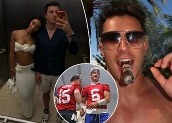 Tommy DeVito Shares Vacation Photos with New Partner
Jaxson Dart Comments on DeVito’s Posts Tommy DeVito Shares Vacation Photos with New Partner
Jaxson Dart Comments on DeVito’s Posts