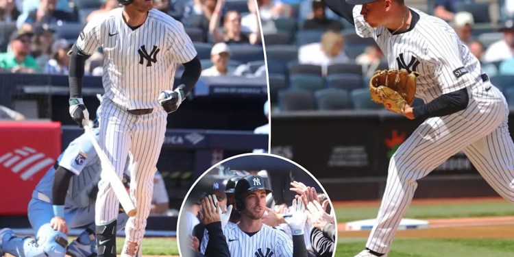 Cody Bellinger Hits Two Homers in Yankees’ Win Over Royals
Will Warren Pitches Dominantly in Blowout Victory Cody Bellinger Hits Two Homers in Yankees’ Win Over Royals
Will Warren Pitches Dominantly in Blowout Victory