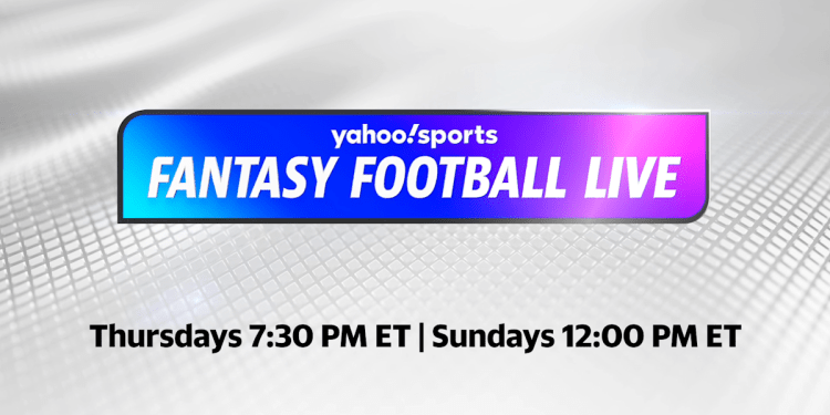 Watch Fantasy Football Live on Thursdays and Sundays this season for last-minute start/sit advice and analysis Watch Fantasy Football Live on Thursdays and Sundays this season for last-minute start/sit advice and analysis