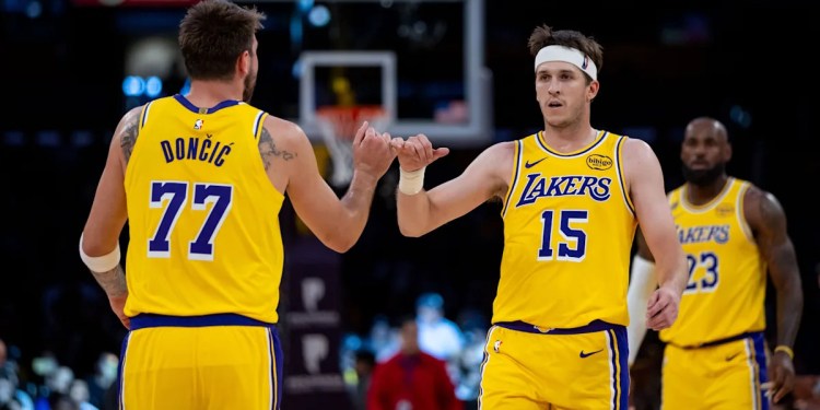 Luka Dončić’s hamstring to be reevaluated before playoff series
Austin Reaves expected to miss games until May Luka Dončić’s hamstring to be reevaluated before playoff series
Austin Reaves expected to miss games until May