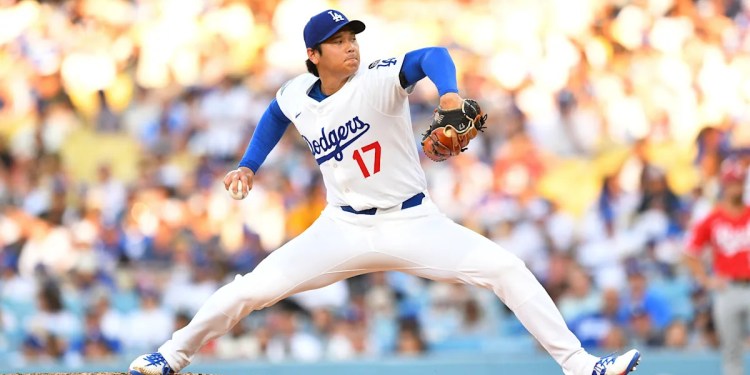 Shohei Ohtani gets his first Dodgers win and strikes out season-high 9 on his bobblehead night Shohei Ohtani gets his first Dodgers win and strikes out season-high 9 on his bobblehead night