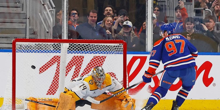 McDavid scores 14th career hat trick against Predators McDavid scores 14th career hat trick against Predators