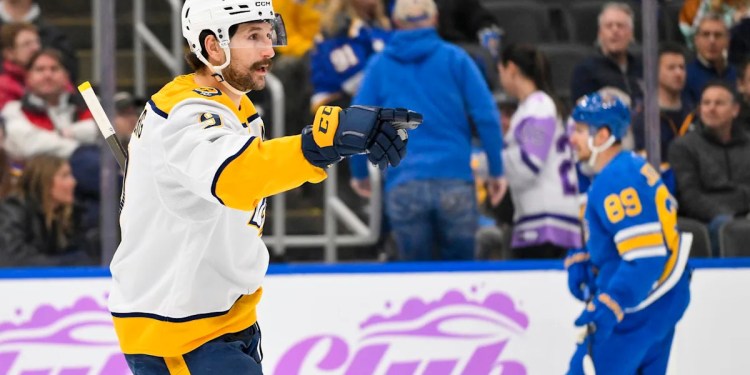 Filip Forsberg Scores Hat Trick in Predators’ Win Over Blues Filip Forsberg Scores Hat Trick in Predators’ Win Over Blues