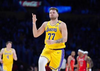 Luka Dončić joins LeBron James, Magic Johnson and Jerry West as only Lakers to post 30 points and 15 assists in a game Luka Dončić joins LeBron James, Magic Johnson and Jerry West as only Lakers to post 30 points and 15 assists in a game