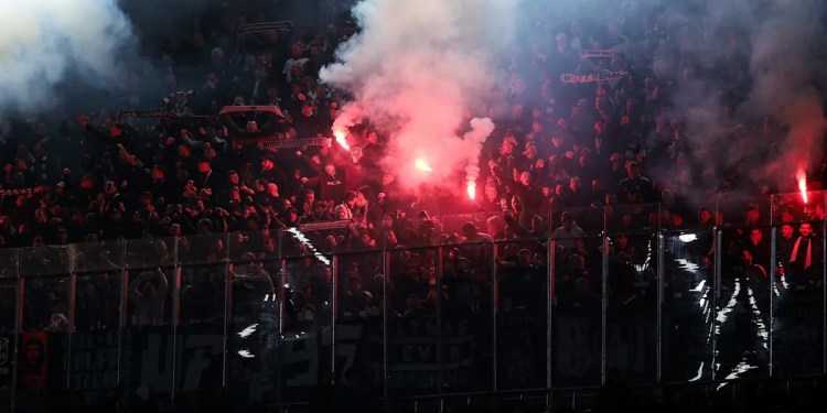 Barcelona Reports Damage by Frankfurt Fans at Camp Nou Barcelona Reports Damage by Frankfurt Fans at Camp Nou