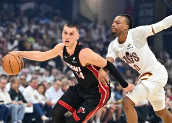 Heat's Tyler Herro balks at Darius Garland picking on his defense vs. Cavaliers: 'I'm not f***ing around' Heat's Tyler Herro balks at Darius Garland picking on his defense vs. Cavaliers: 'I'm not f***ing around'