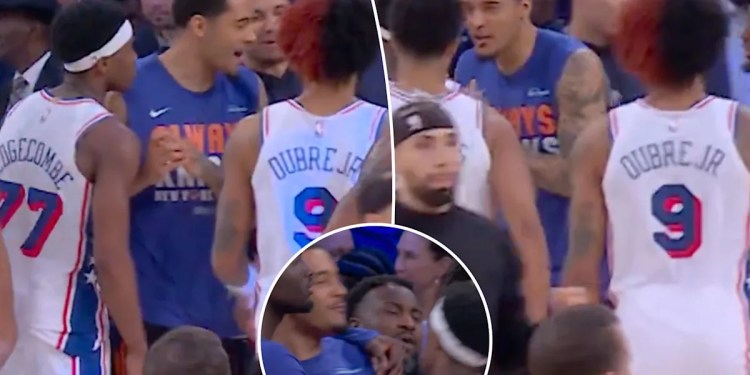 Sochan and Edgecombe Exchange Words After Knicks-76ers Game 2 Sochan and Edgecombe Exchange Words After Knicks-76ers Game 2