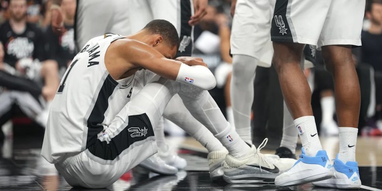 Spurs Lose Wembanyama, Blazers Tie Series Spurs Lose Wembanyama, Blazers Tie Series