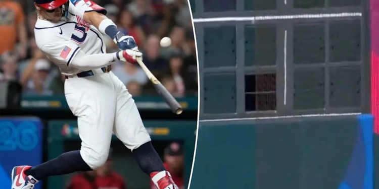 Aaron Judge Hits Home Run at World Baseball Classic Aaron Judge Hits Home Run at World Baseball Classic