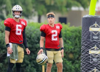 Saints coach Kellen Moore not ready to name QB starter between Spencer Rattler, Tyler Shough: 'It’s really, really close' Saints coach Kellen Moore not ready to name QB starter between Spencer Rattler, Tyler Shough: 'It’s really, really close'