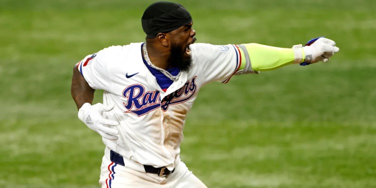 Rangers get 4-3 walkoff win over Dodgers on 2-run homer from Adolis Garcia Rangers get 4-3 walkoff win over Dodgers on 2-run homer from Adolis Garcia