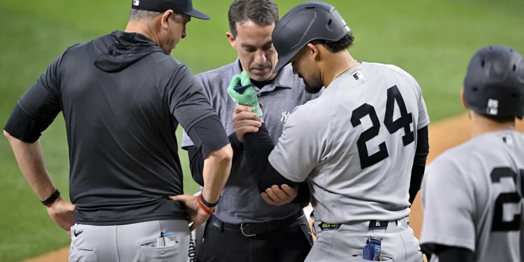 Jasson Domínguez to undergo CT scan after elbow injury Jasson Domínguez to undergo CT scan after elbow injury