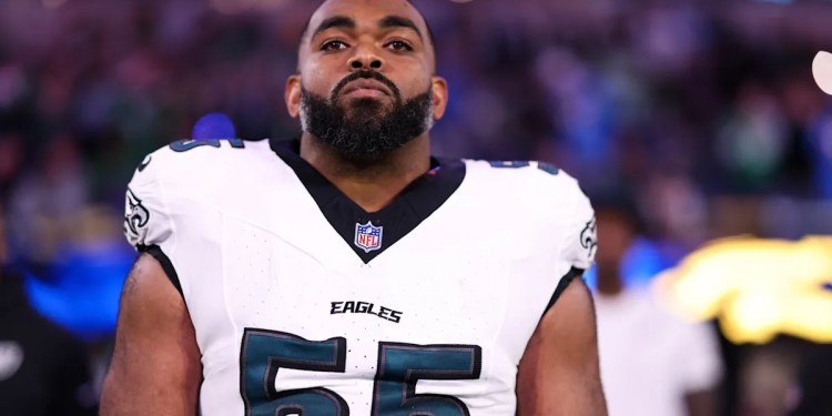 Brandon Graham Moves to Defensive Tackle with Jalen Carter Out Brandon Graham Moves to Defensive Tackle with Jalen Carter Out