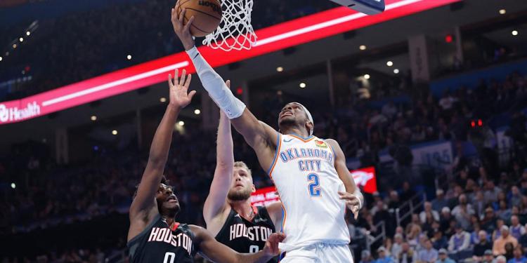 Shai Gilgeous-Alexander secures 4th 50-point game of season in Thunder win over Rockets Shai Gilgeous-Alexander secures 4th 50-point game of season in Thunder win over Rockets