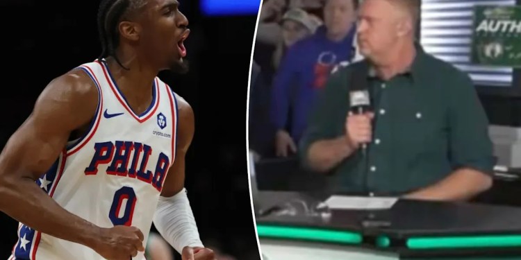 76ers Fans Disrupt Celtics Postgame Show with Brian Scalabrine 76ers Fans Disrupt Celtics Postgame Show with Brian Scalabrine