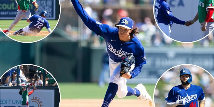 Dodgers defeat Team Mexico in exhibition match Dodgers defeat Team Mexico in exhibition match