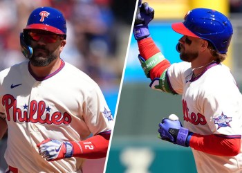 Phillies Defeat D-backs with Contributions from Schwarber and Harper Phillies Defeat D-backs with Contributions from Schwarber and Harper