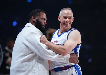 Rome Flynn Named NBA All-Star Celebrity Game MVP Again
Team Giannis Defeats Team LeBron 65-58 Rome Flynn Named NBA All-Star Celebrity Game MVP Again
Team Giannis Defeats Team LeBron 65-58