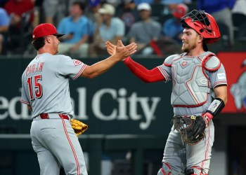 Tyler Stephenson’s Homer Helps Reds Beat Rangers Tyler Stephenson’s Homer Helps Reds Beat Rangers