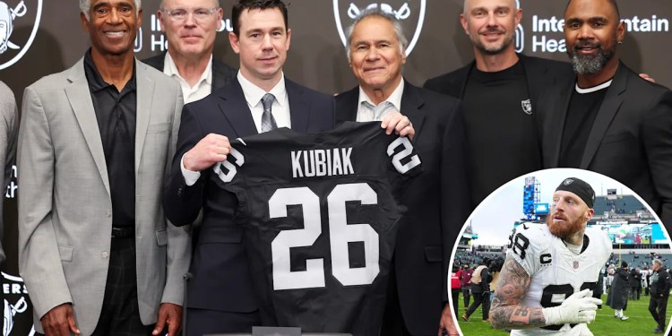 Maxx Crosby absent at Klint Kubiak’s press conference Maxx Crosby absent at Klint Kubiak’s press conference