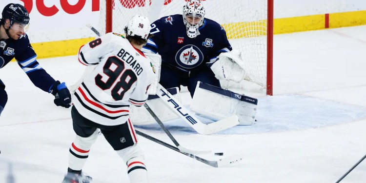 Blackhawks Lose Late Lead to Jets Blackhawks Lose Late Lead to Jets