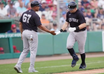 Ben Rice Hits 412-Foot Homer in First Spring Game Ben Rice Hits 412-Foot Homer in First Spring Game