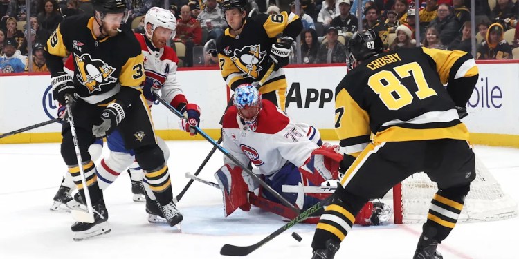 Penguins End Eight-Game Losing Streak on Crosby’s Milestone Night Penguins End Eight-Game Losing Streak on Crosby’s Milestone Night