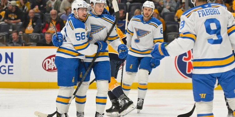 Blues Lose 7-2 to Predators Blues Lose 7-2 to Predators