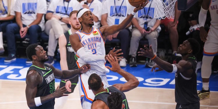 Western Conference finals: Shai Gilgeous-Alexander, Thunder wear down Timberwolves to take Game 1 at home Western Conference finals: Shai Gilgeous-Alexander, Thunder wear down Timberwolves to take Game 1 at home