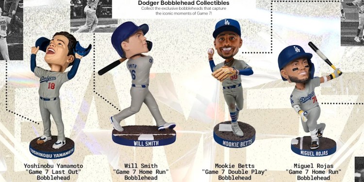 Dodgers Release 2026 Bobblehead Giveaway Schedule Dodgers Release 2026 Bobblehead Giveaway Schedule