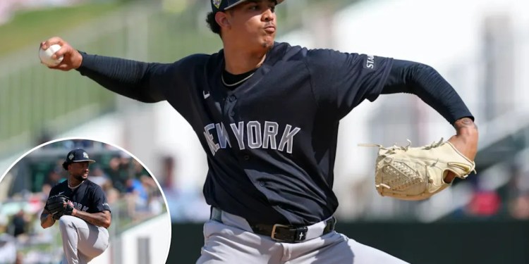 Carlos Lagrange Shines for Yankees in Spring Game
Luis Gil Completes Spring Outing Carlos Lagrange Shines for Yankees in Spring Game
Luis Gil Completes Spring Outing