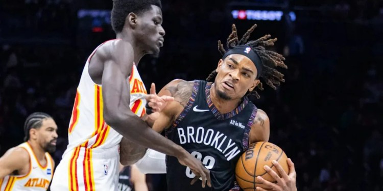 Nets lose to Hawks in heavily one-sided game Nets lose to Hawks in heavily one-sided game