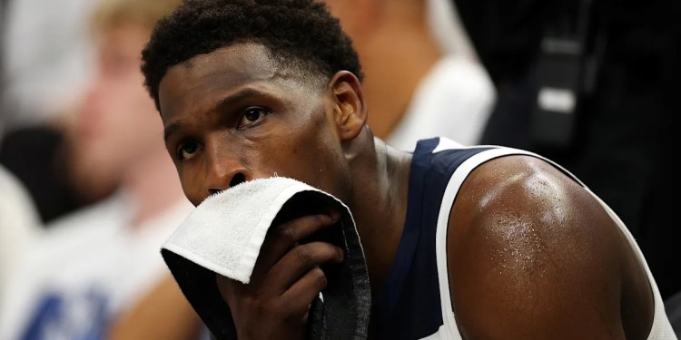 NBA playoffs: Anthony Edwards helped to locker room after ankle sprain, questionable to return NBA playoffs: Anthony Edwards helped to locker room after ankle sprain, questionable to return