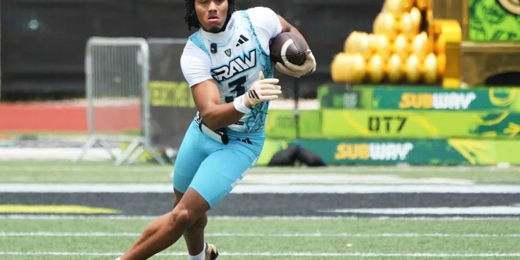Receiver Brysen Wright makes spectacular, leaping one-handed catch for Jaguars Elite in NFL Flag Championships Receiver Brysen Wright makes spectacular, leaping one-handed catch for Jaguars Elite in NFL Flag Championships