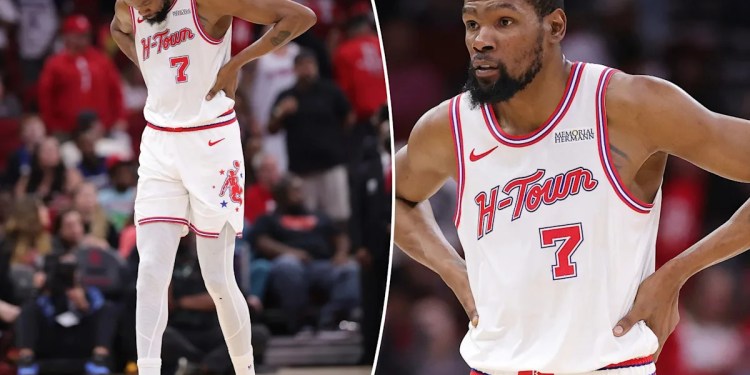 Kevin Durant out for Game 1 of Lakers-Rockets series Kevin Durant out for Game 1 of Lakers-Rockets series