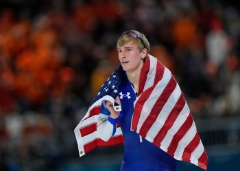 Jordan Stolz aims for second Olympic gold in 500 meters Jordan Stolz aims for second Olympic gold in 500 meters