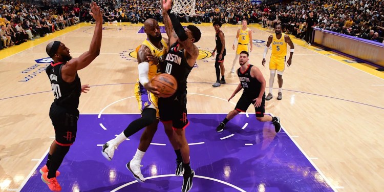LeBron James Leads Game 1 Victory Over Rockets LeBron James Leads Game 1 Victory Over Rockets